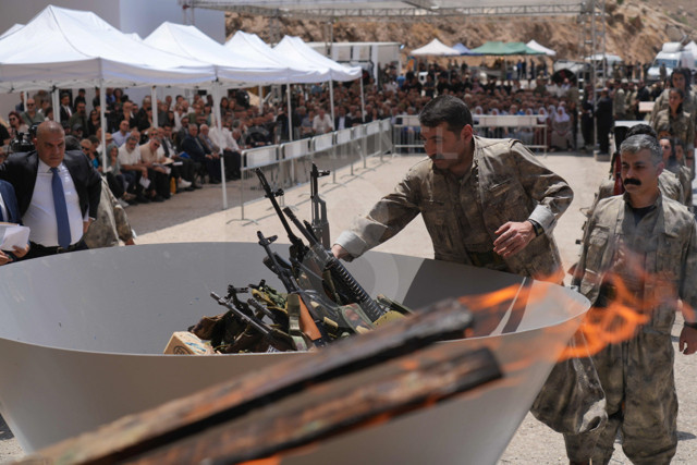 pkk, silah bırakma, silah