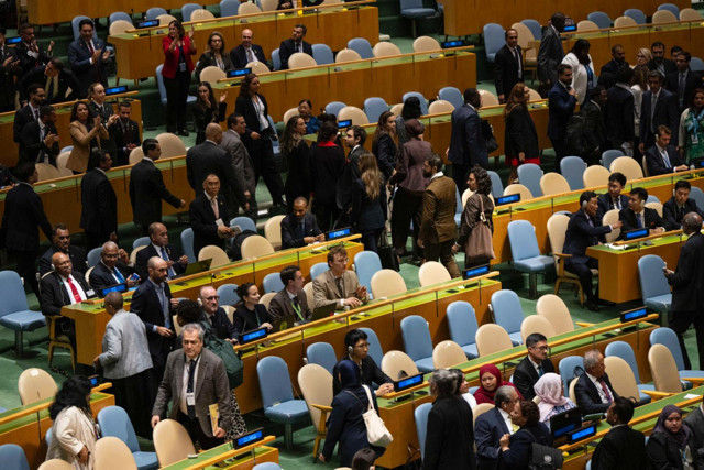 İsrail Başbakanı Netanyahu'ya BM'de büyük şok - Resim: 2