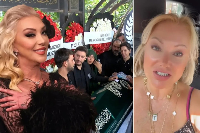 Hilal Cebeci'den Güllü'nün cenazesinde menajerlere tepki... - Resim: 1