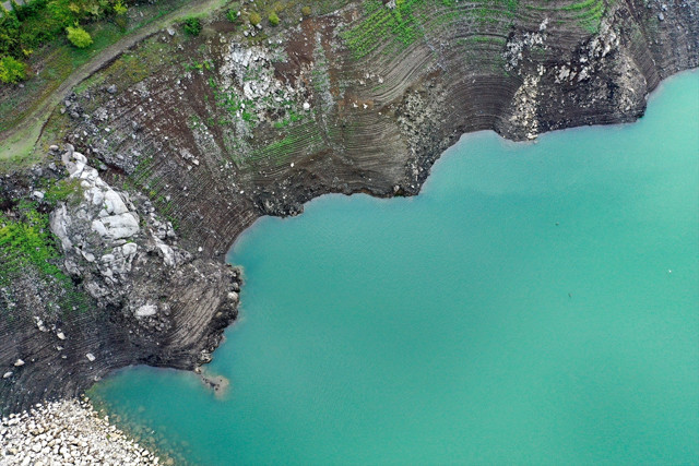 Kocaeli'de Yuvacık Barajı'nın doluluk oranı yüzde 18 oldu - Resim: 0
