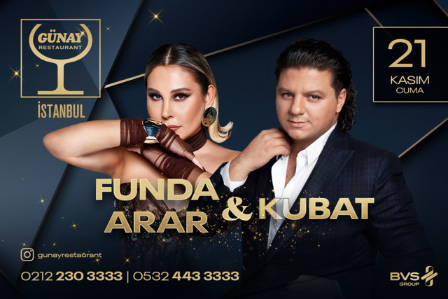 Günay Restaurant'ta 21 Kasım'da Funda Arar ve Kubat 22 Kasım'da ise Sıla sizlerle! - Resim: 0