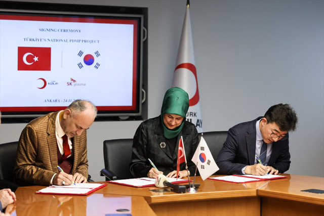 Türk Kızılay ile Güney Koreli şirket, plazmadan ilaç üretim tesisi kurmak için anlaşma imzaladı - Resim: 0