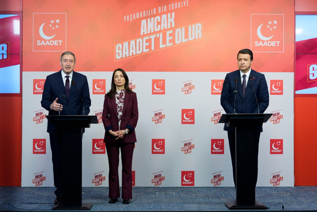 DEM Parti heyetinden Saadet Partisi Genel Başkanı Arıkan'a ziyaret - Resim: 1