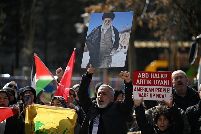Ankara'da ABD ve İsrail'in İran'a yönelik saldırıları protesto edildi - Resim: 2