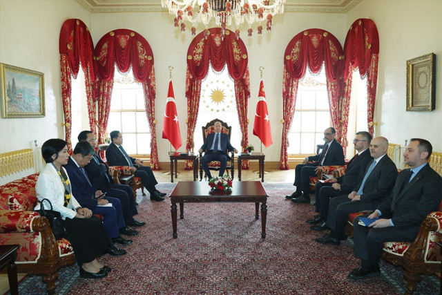 Cumhurbaşkanı Erdoğan, Vietnam Meclis Başkanı Thanh Man'ı kabul etti - Resim: 0