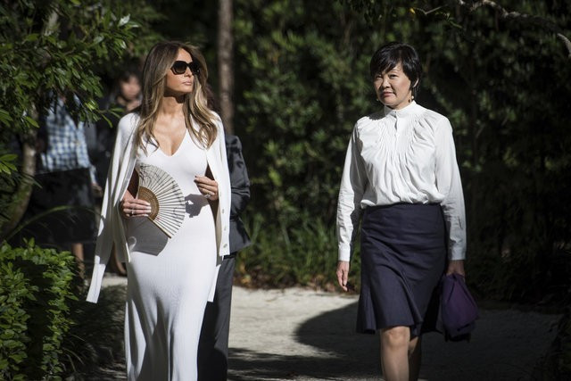 Melania Trump geleneği bozdu Japonlar şokta - Resim: 1