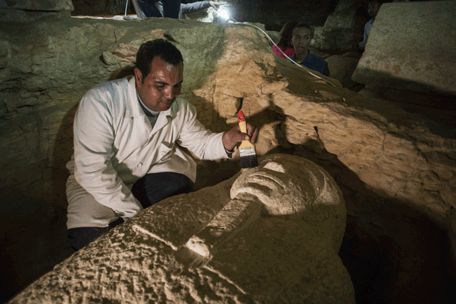 Mısır'da 3 bin yıllık 8 firavun mezarı bulundu - Resim: 4