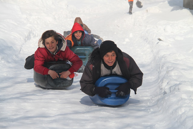-40 derecede elbiseler dondu ağaçlar buz tuttu - Resim: 2