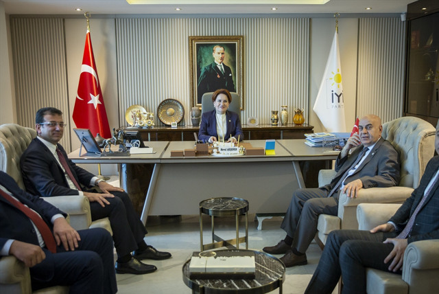 Akşener'i ziyaret eden Ekrem İmamoğlu: Asla burada kalmayacak - Resim: 1