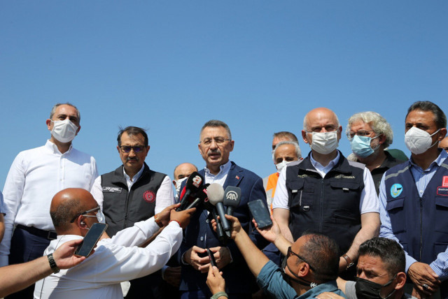 Fuat Oktay selden etkilenen Kastamonu'yu ziyaret etti iklim değişikliğine vurgu yaptı - Resim: 0