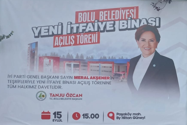 Tanju Özcan, İYİ Pati'ye mi geçiyor? CHP'nin ihracını istediği Bolu Belediye Başkanı'ndan Meral Akşener'li afiş - Resim: 0