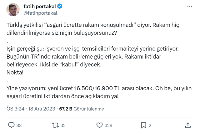 Fatih Portakal toplantı sonrası küplere bindi! 'Oh be' diyerek zamlı asgari ücreti açıkladı... - Resim: 0