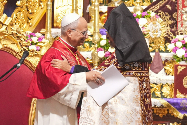 Papa 14. Leo, Kumkapı Meryem Ana Patriklik Kilisesi'ni ziyaret etti - Resim: 0