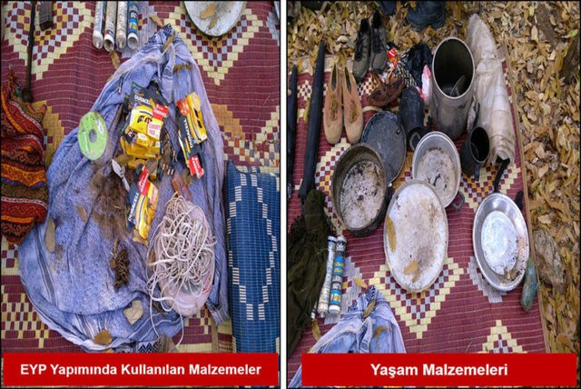 Lice'de 5 PKK sığınağı ele geçirildi - Resim: 3