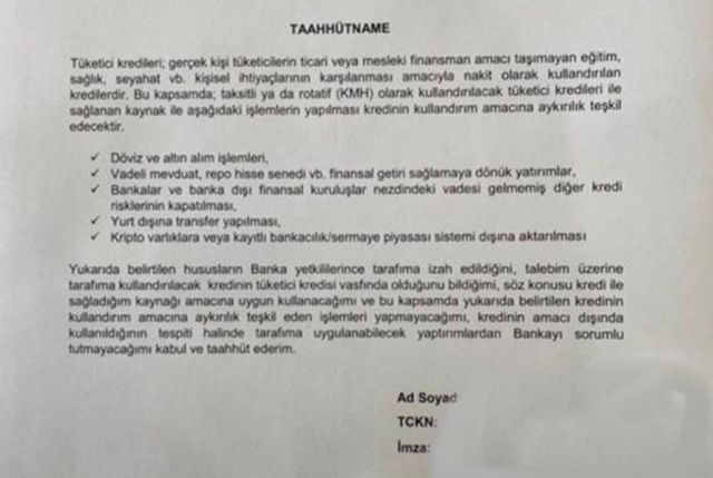 Bankalardan şartlı kredi! Döviz almayacağım imzası attırıyorlar - Resim: 0