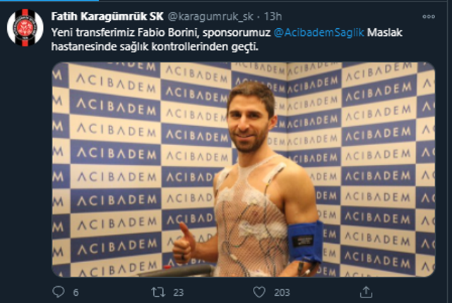 Fatih Karagümrük'ten bomba transfer! Fabio Borini imzaladı - Resim: 0