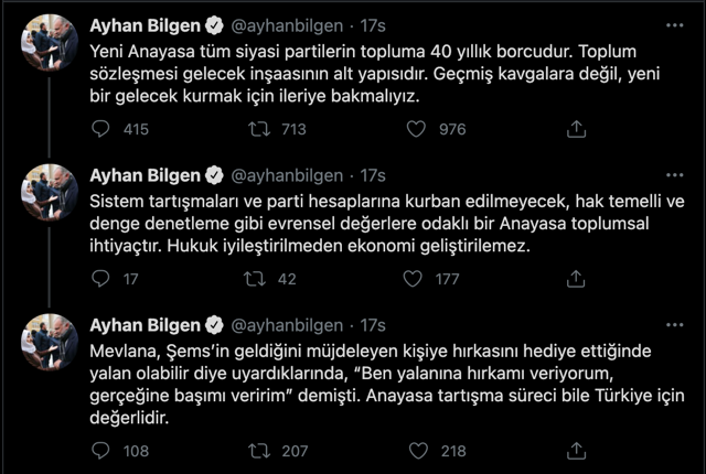 HDP'li Ayhan Bilgen'den 'yeni anayasa'ya tam destek! 'Tüm partilerin 40 yıllık borcu' - Resim: 0