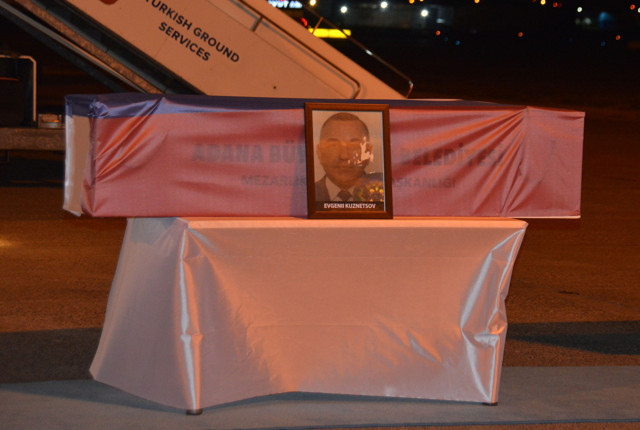 Kahramanmaraş'ta uçak kazası: Hayatını kaybeden 5 Rus'un cenazesi ülkelerine uğurlandı - Resim: 0