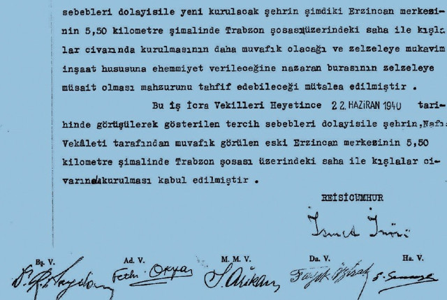 1939 Erzincan depremi sonrası belge ortaya çıktı İsmet İnönü imzalamış - Resim: 2