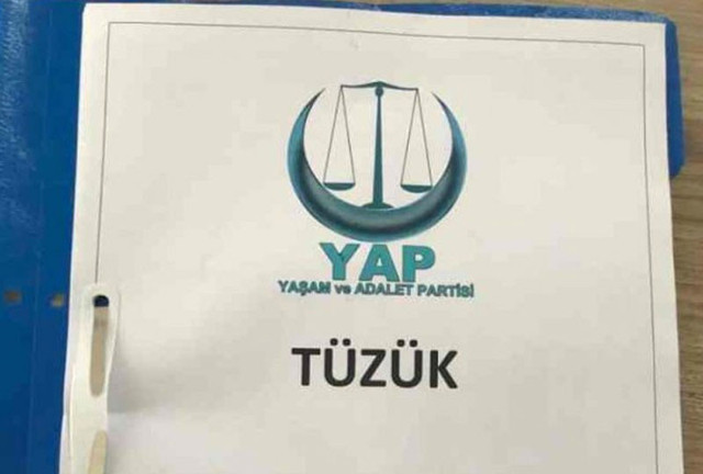 Ahmet Davutoğlu'nun partisi YAP'ın logosu dikkat çeken detay - Resim: 0