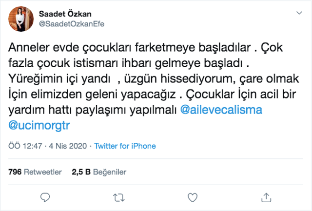 Saadet Öğretmen'den kan donduran iddia! Evde kalınca çocuğa cinsel istismar ihbarı arttı - Resim: 1