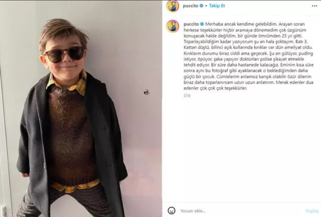 Pucca'nın altı yaşındaki oğlu üçüncü kattan düştü! Kırıkların durumu ciddi, ameliyata alındı - Resim: 0