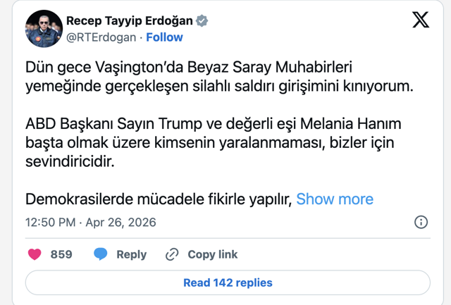 Erdoğan'dan Trump'a saldırı girişimi için ilk yorum: Kınıyorum - Resim: 1