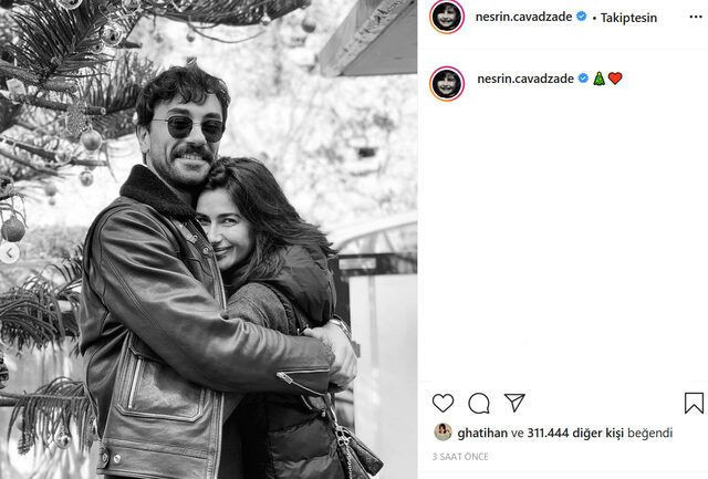 Yasak Elma aşıkları Nesrin Cavadzade ve Gökhan Alkan'dan aşk pozları! - Resim: 4