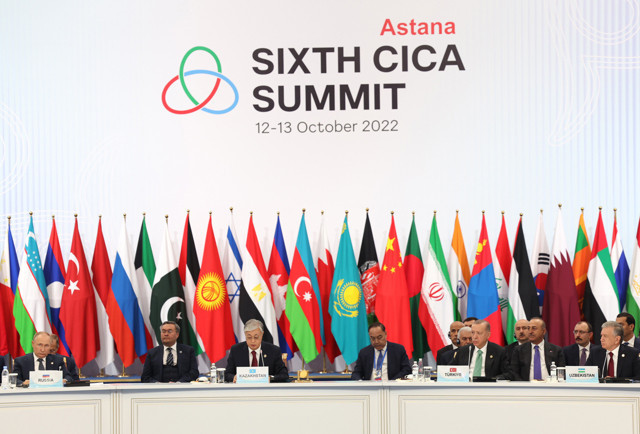 Erdoğan AİGK-CICA Zirvesi'nde konuştu: Bir an önce durdurulmalı - Resim: 0