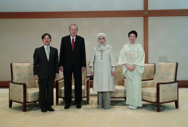 Erdoğan eşi ile birlikte Japonyada! Naruhito ve İmparatoriçe ile samimi sohbet - Resim: 4