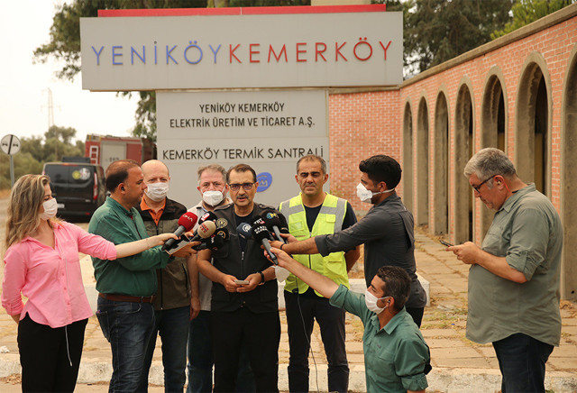 Bakan Fatih Dönmez açıkladı Termik Santral yangını yeniden alevlendi Zehir tehlikesi var mı? - Resim: 0
