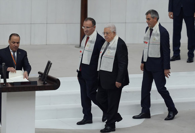 Filistin Devlet Başkanı Mahmud Abbas, TBMM'den dünyaya seslendi Gazze'ye gitme kararı aldım ya zafer ya şehadet - Resim: 3