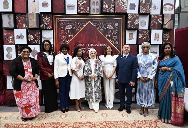 Emine Erdoğan, New York'ta geleneksel köklü Türk çeyiz geleneğini dünyaya tanıttı - Resim: 0