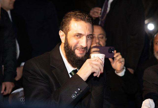 Hakan Fidan ve Suriye'nin yeni lideri Ahmed eş-Şera Kasun Dağı'nda beraber çay içti - Resim: 1