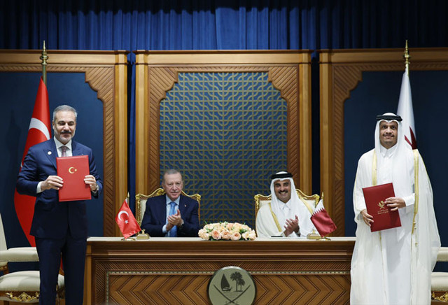Türkiye ile Katar arasında ortak bildiri ve çok sayıda anlaşma imzalandı - Resim: 1