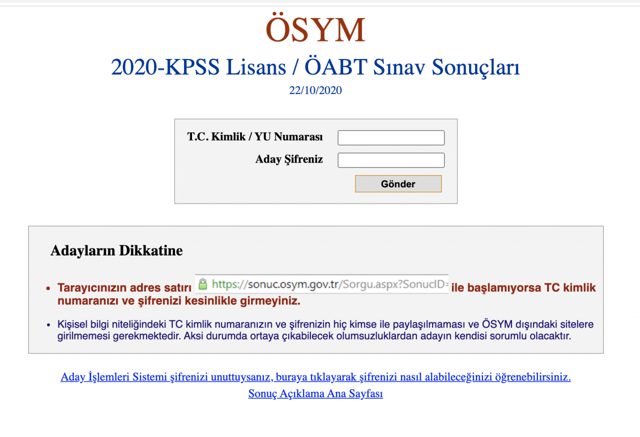 Son dakika! 2020 KPSS lisans sınavı sonuçları açıklandı - Resim: 0