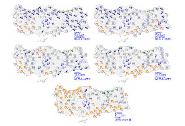 İstanbul'a kuvvetli kar sağanağı geliyor! Meteoroloji 'sarı alarm' verip uyardı - Resim: 2