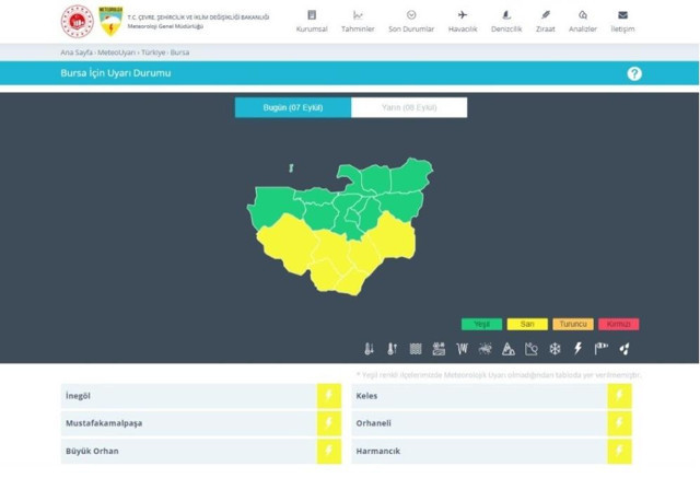 O şehirde yaşayanlar dikkat! 6 ilçe için saat ve sarı kod verildi - Resim: 0