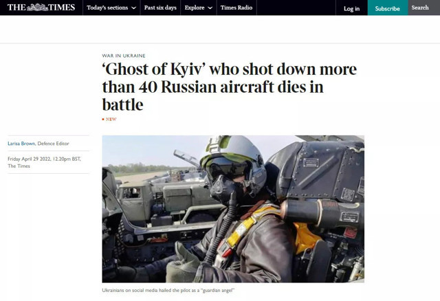 Ukrayna'da direnişin sembollerindendi! Kiev'in Hayaleti öldü - Resim: 0