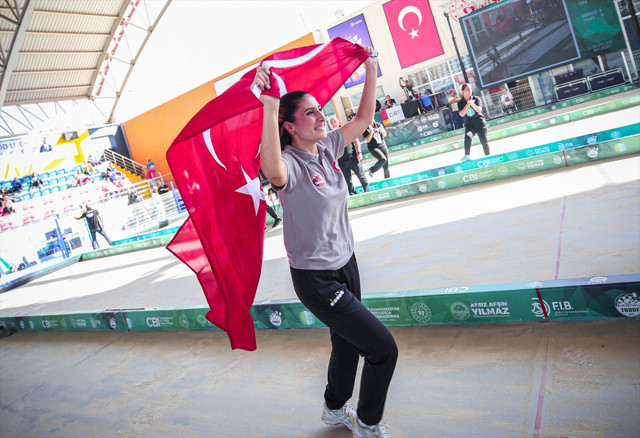 Milli bocceci Eda Sayak dünya şampiyonu oldu - Resim: 0