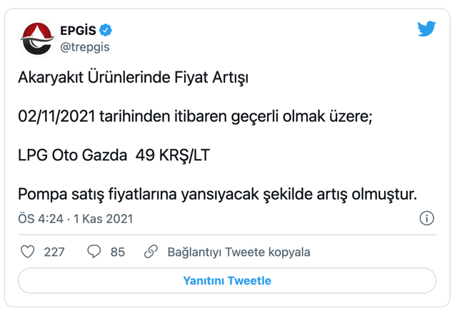 Otogaza (LPG) çok büyük zam geldi! Bu geceden itibaren geçerli - Resim: 0