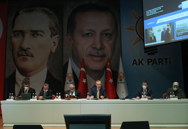 AK Parti MKYK Cumhurbaşkanı Erdoğan başkanlığında toplandı - Resim: 0