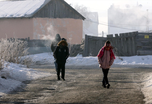 Ardahan Göle'de hava sıcaklığı ilkbaharın ilk gününde eksi 32'ye düştü - Resim: 1