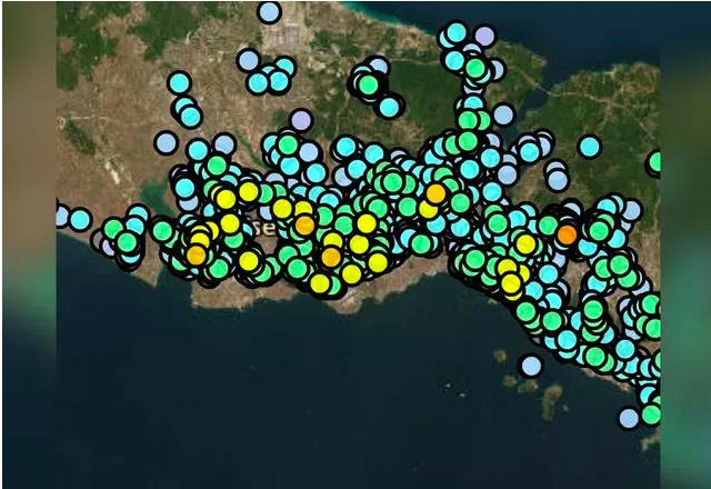 Depremin ardından herkesin merak ettiği o harita yayınlandı! Detaylar korkunç - Resim: 1