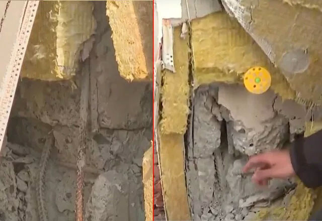 Malatya'nın en lüks sitelerindendi 3 yıl önce yapıldı kolonlar incelendi çıkanlar şoke etti - Resim: 1