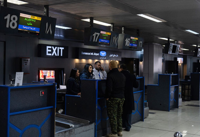 Şam Uluslararası Havalimanı'ndan ilk uçak kalkış yaptı - Resim: 0