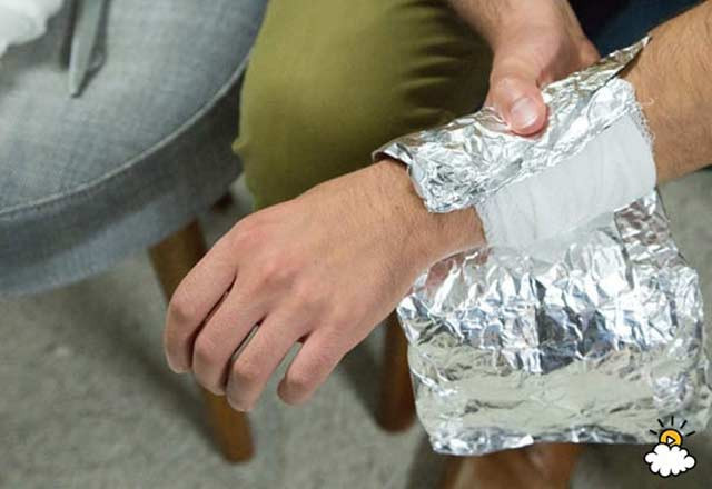 Ayağınıza alüminyum folyo sararsanız ne olur? - Resim: 1