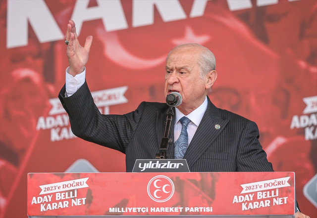 Bahçeli'den HDP'ye bakanlık vaadine sert tepki! "Teröristlerin bakanlıklara yerleşmesi demektir" - Resim: 0