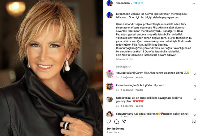 Filiz Akın ambulans uçakla İstanbul'a sevk edildi! Hastalığı ne? Menajerinden açıklama - Resim: 1