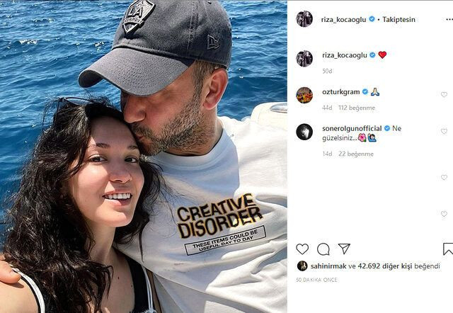 Rıza Kocaoğlu ve Hazal Subaşı ilk defa aşklarını paylaştı Show TV Çukur oyuncuları - Resim: 2